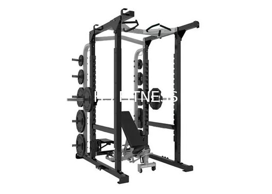 品質  Multi Station 360 Gym Equipment , Half Power Squat Rack Machine Commercial Bodybuilding 工場