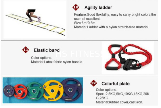 付属品が付いているCrossfitの悪党の体育館装置の共同作用の適性機械コマーシャル